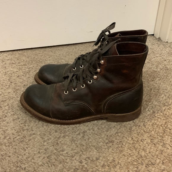 Red Wing Shoes Other - Red Wing brown leather Iron Ranger #8111 lace up boots sz 10.5